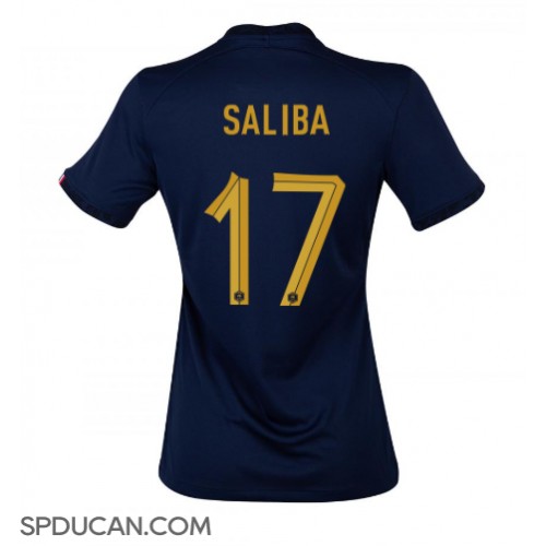 Zenski Nogometni Dres Francuska William Saliba #17 Domaci SP 2022 Kratak Rukav